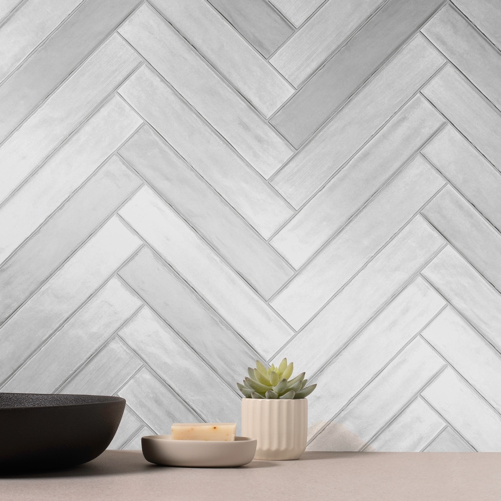 Buckingham 3 in. x 16 in. Glazed Porcelain Subway Wall Tile