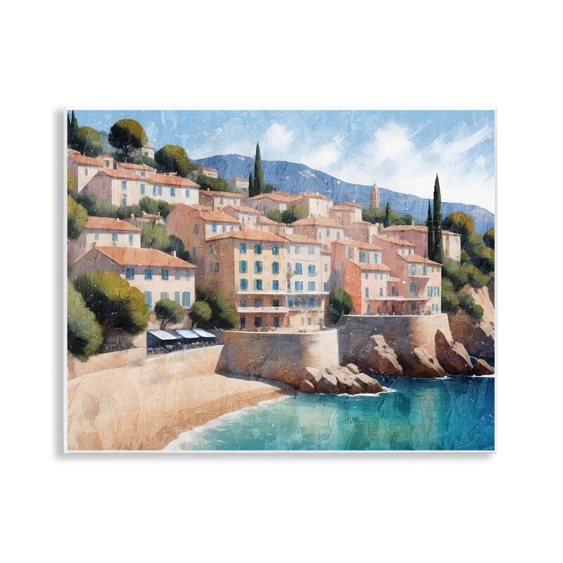 Stupell Charming Coastal Architecture Wall Plaque Art Design By Kim Allen - 14 x 11