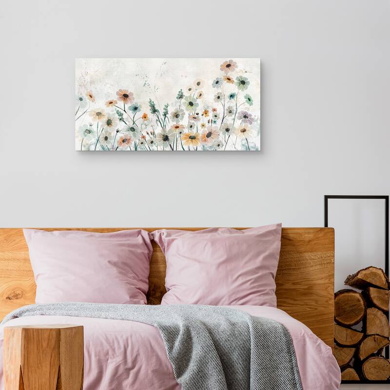 Gentle Blooms Canvas Art Print
