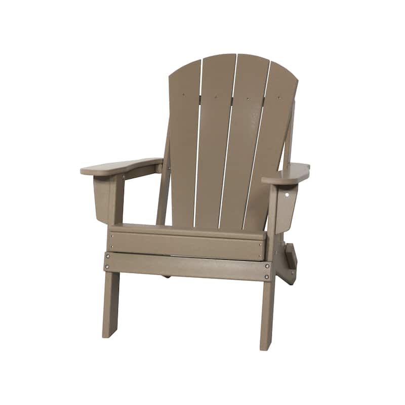 Kamas Outdoor Patio Traditional Adirondack Chair