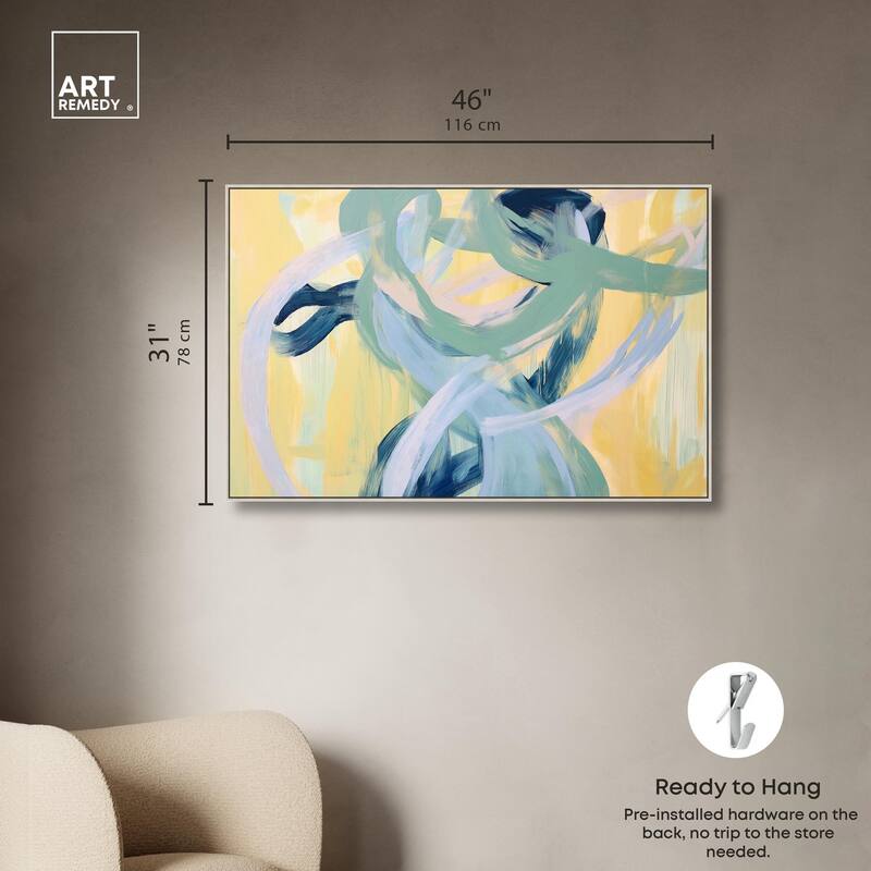 Entangled Embrace I Canvas by Art Remedy