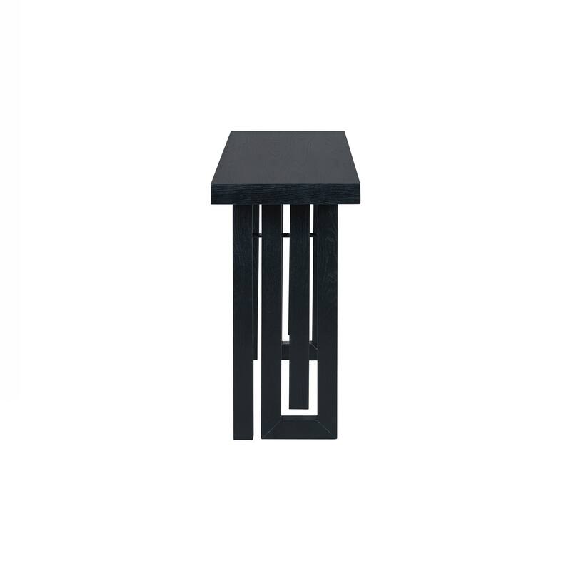 Console Table with Distinctive Side Shapes, Suitable for Entryway, Hallway, Living Room, Foyer, Corridor