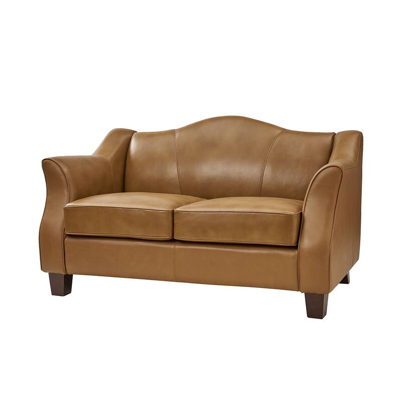 Franco Traditional 60" Wide Genuine Leather Sofa by HULALA HOME