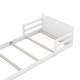 preview thumbnail 9 of 10, Twin Size Floor Bed with Storage Footboard and Guardrail