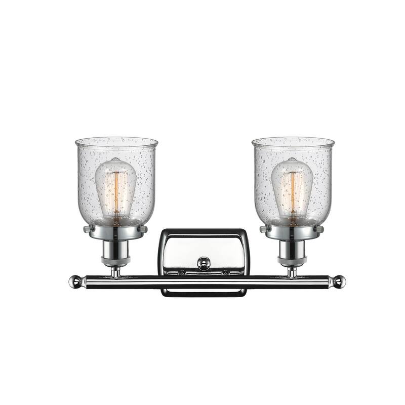 Innovations Lighting Small Bell 2 Light 16" Wide Vanity Light