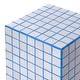 preview thumbnail 30 of 56, Callista Modern Ceramic Tiled Cube Side Table, Square Mosaic Pedestal Accent End Table for Living Room Bedroom - 14 X 14 X 18