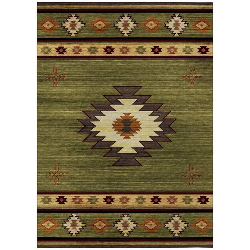 Indoor/ Outdoor Sonora Global Traditional Washable Rug