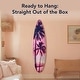 preview thumbnail 13 of 76, American Art Decor Surfboard Plaque Wall Sign