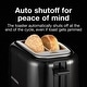 preview thumbnail 7 of 6, Proctor Silex Wide-Slot 2 Slice Toaster, Black, 22215PS