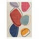 preview thumbnail 2 of 2, Amelina Abstract Color Block Plush Area Rug