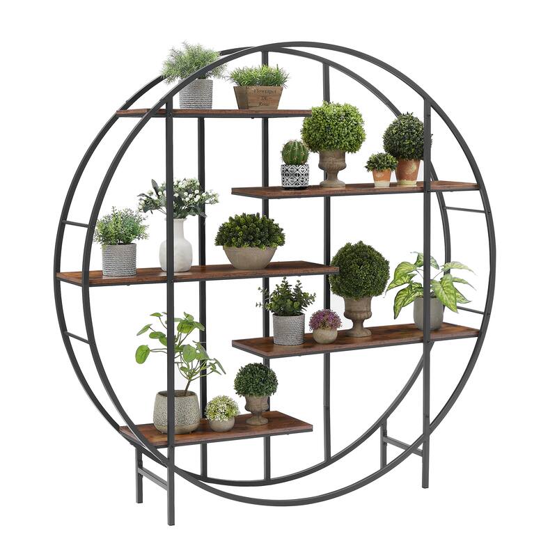 5-Tier Metal Plant Stand bookcase storage rack