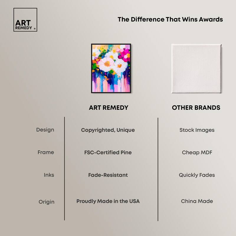 Contrast of Purity II Canvas by Art Remedy