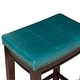 preview thumbnail 8 of 12, Linon Willamette Backless Upholstered Bar Stool - N/A