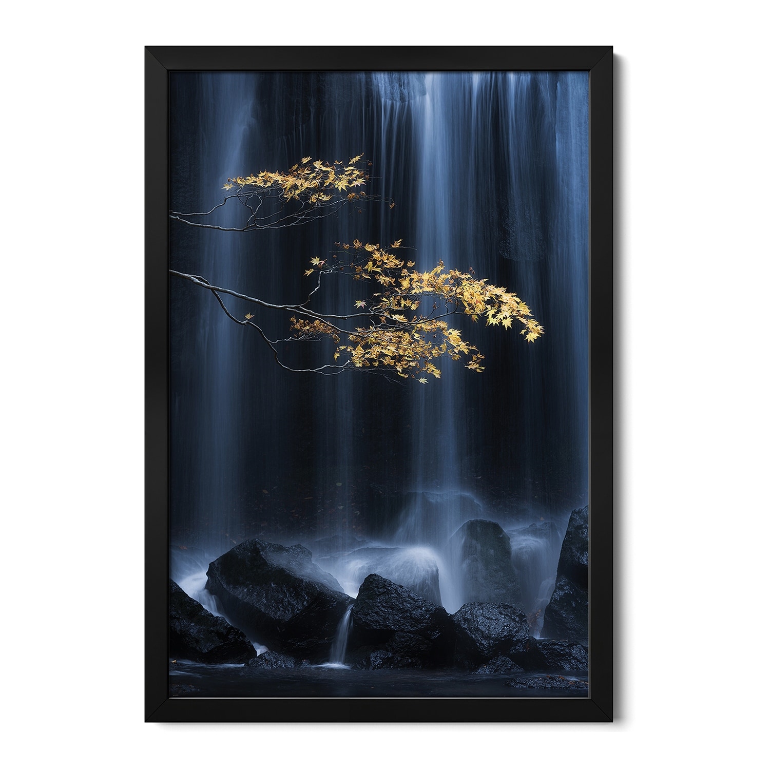 Yellow Autumn Premium Framed Poster by Yuki Yatsushima
