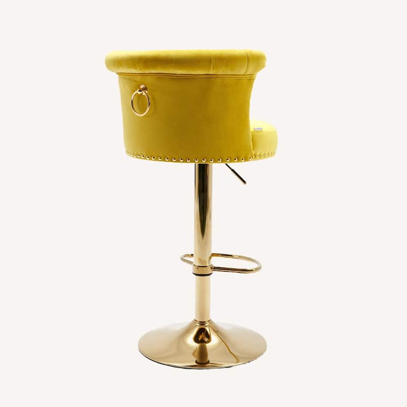 Set of 2 Adjustable Counter Height Chairs