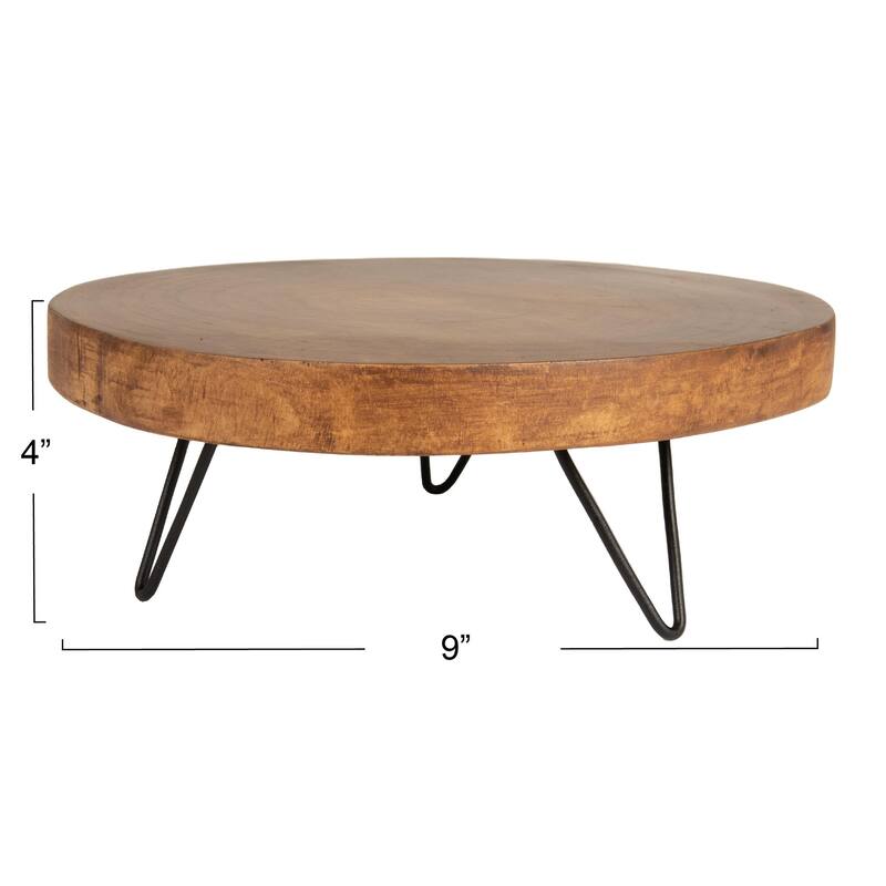 Decorative Paulownia Wood Pedestal