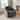 Upholstered Swivel Barrel Chair with Curved Wood Arms