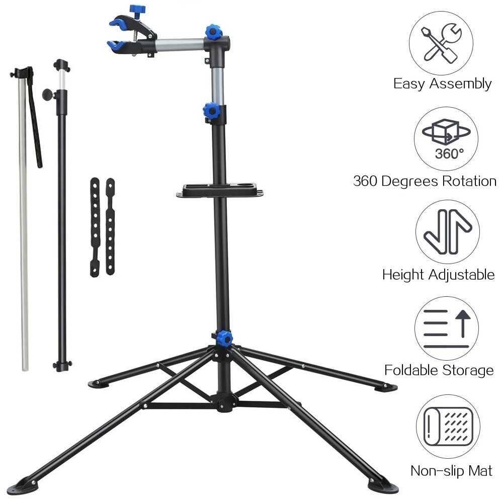 Yaheetech pro mechanic bicycle repair hotsell workshop stand maintenance rack with tool