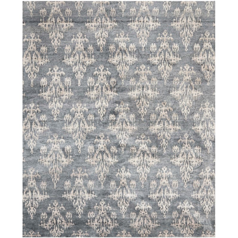 SAFAVIEH Couture Hand-knotted Tibetan Gabina Modern Wool Rug - 10' x 14' - Graphite