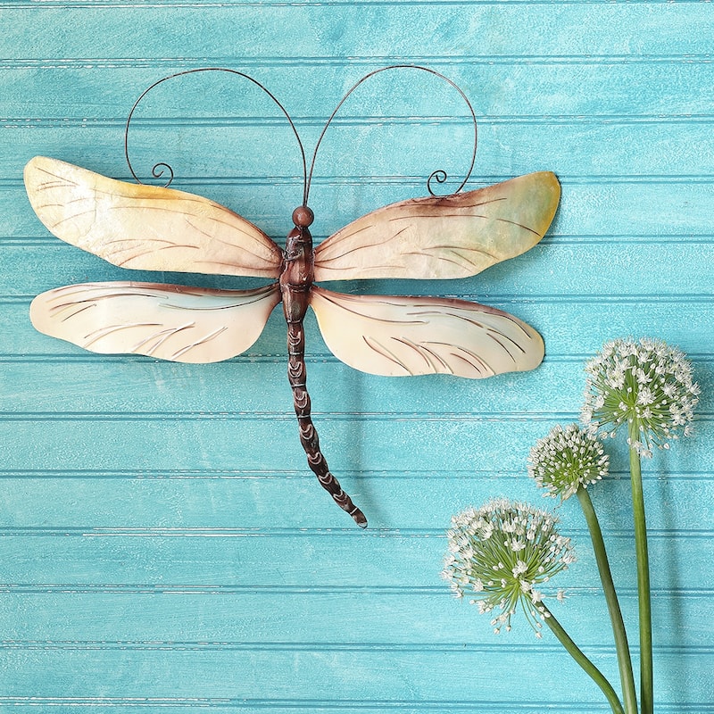 Dragonfly Wall Decor Pearl