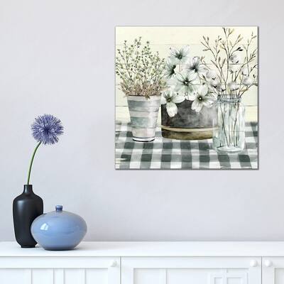 iCanvas "Spring Gingham II" by Carol Robinson Canvas Print