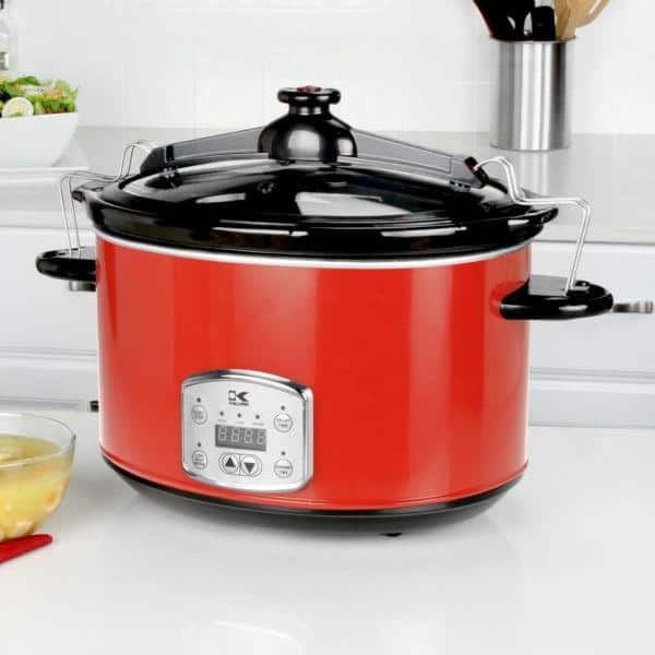 Kalorik SC-41175-R Red 8 Qt Digital Slow Cooker with Locking Lid - Bed Bath  & Beyond - 14684133