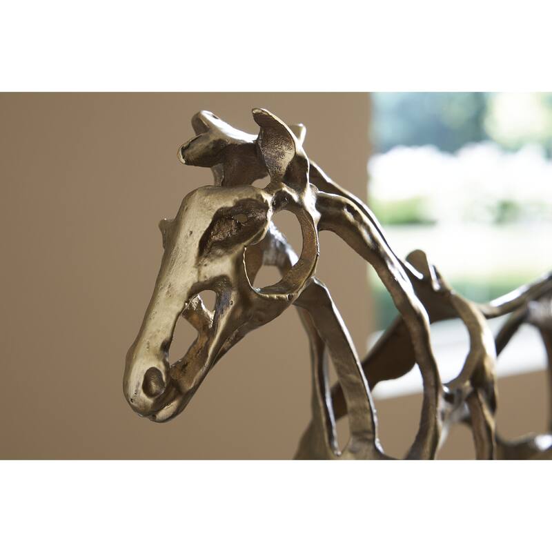 Signature Design by Ashley Grainville Gold/Black Sculpture - 16" W x 4.4" D x 14" H