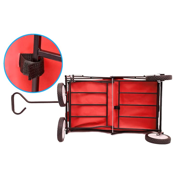 Folding Wagon Garden Shopping Beach Cart