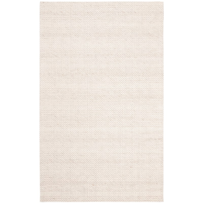 SAFAVIEH Handmade Marbella Arianne Stripe Beige/Brown Wool Rug