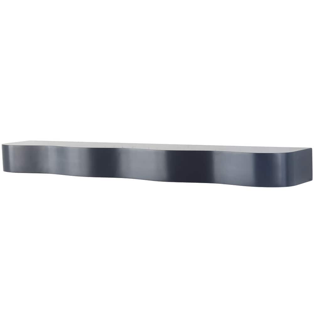 Wood Handmade Wall Shelf - Black or Brown - Roche River Decor