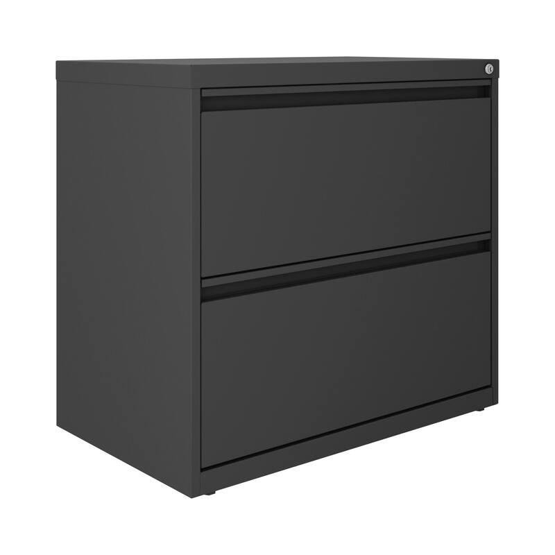 Hirsh 30 Inch Wide 2 Drawer Lateral 101 File Cabinet, White