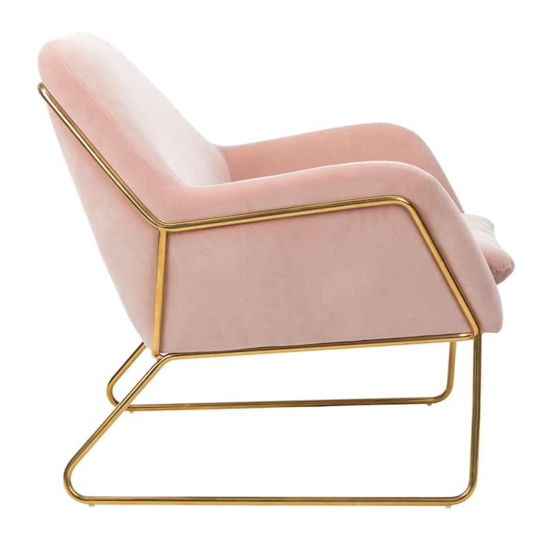 SAFAVIEH Home Misty Metal Frame Accent Chair - 30"W x 35"D x 33"H