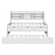 preview thumbnail 7 of 17, Twin Size Wooden Captain Bed with Built-in Bookshelves,Three Storage Drawers and Trundle