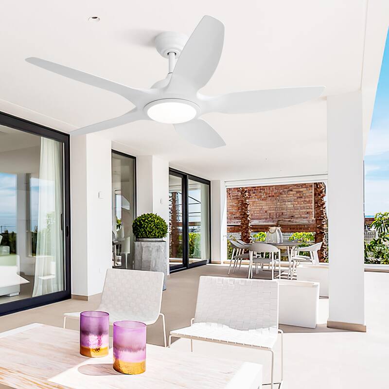 Sofucor Fan 48 Inch Ceiling Fans w/ Lights & Remote Indoor Outdoor Ceiling Fan Energy Saving