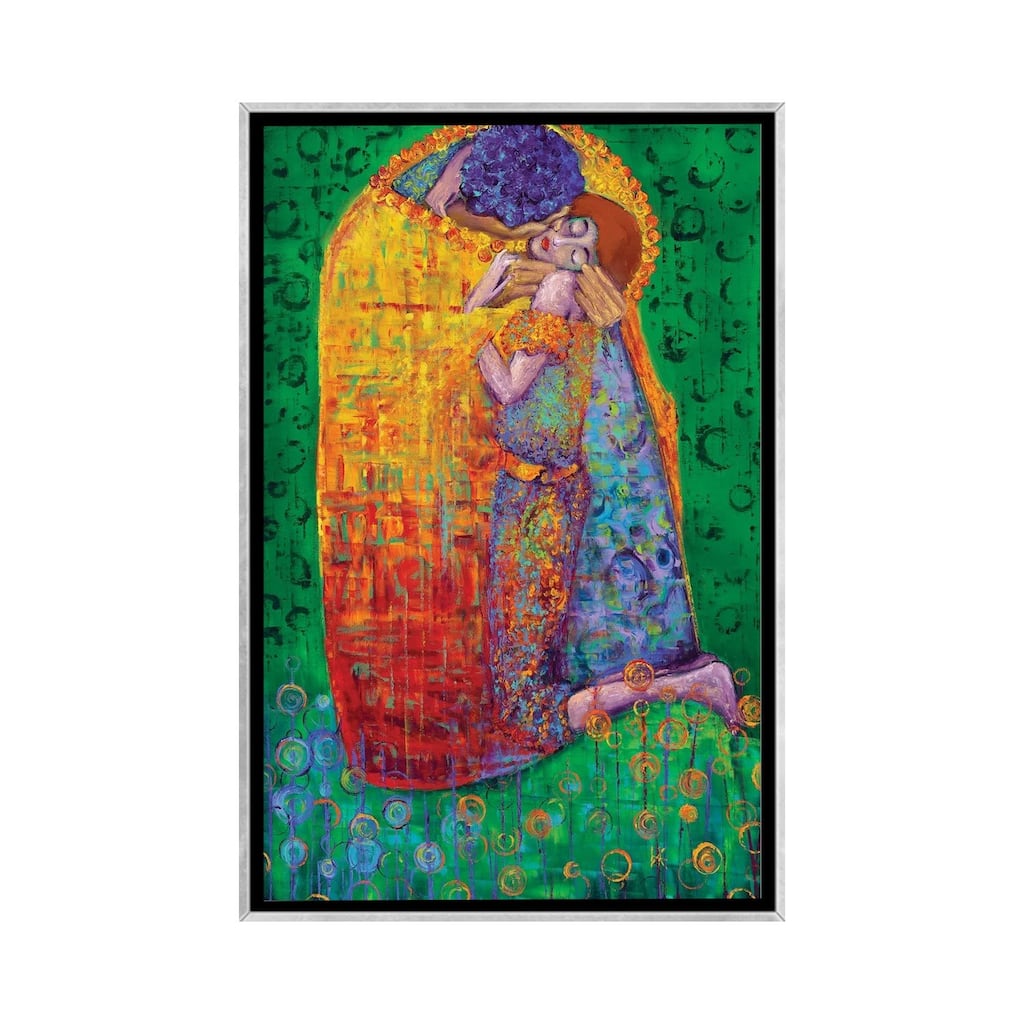 iCanvas "In The Manor Of Klimt - The Kiss" by Kimberly Adams Framed