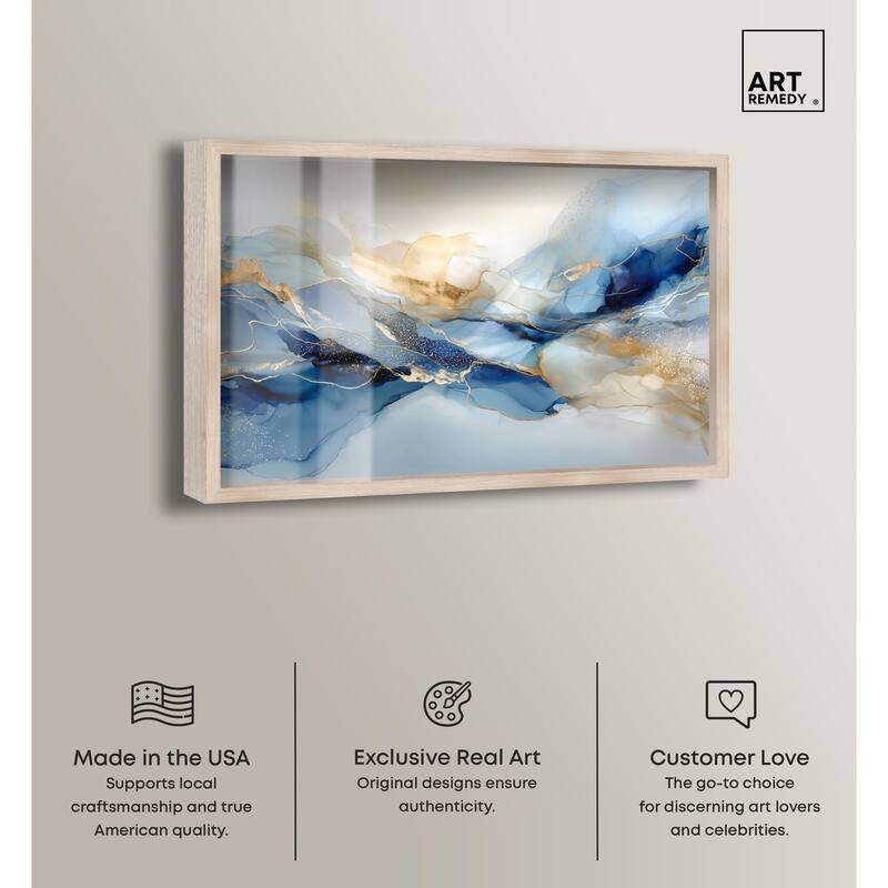 Postmodern Flow I Shadowbox by Art Remedy