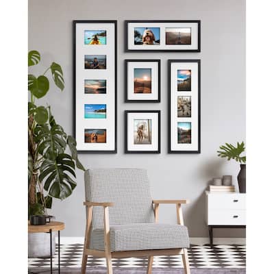 Kate and Laurel Gallery Wall Multi Open Matted Picture Frame Set