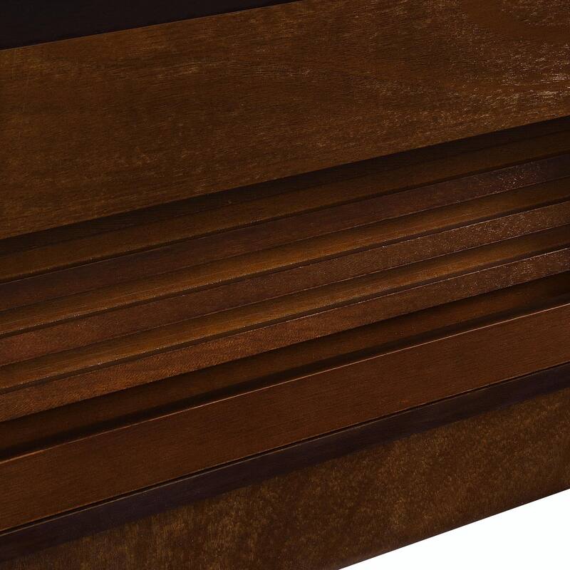 47.2" Modern Rectangle Coffee Table with 4 Drawers and 2 Display Shelves