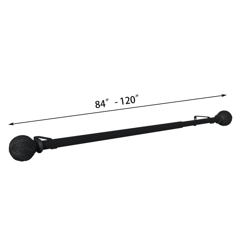 Modern Farmhouse Extendable Curtain Rod with Final Set