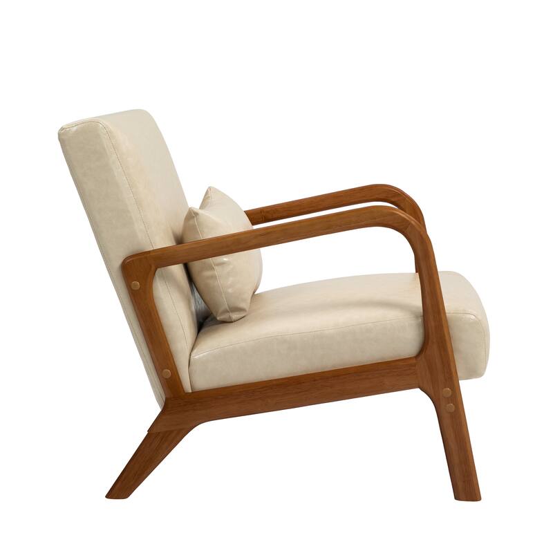 Upholstered Armchair Leisure Chair Accent Chairs Set of 2 with Pillow