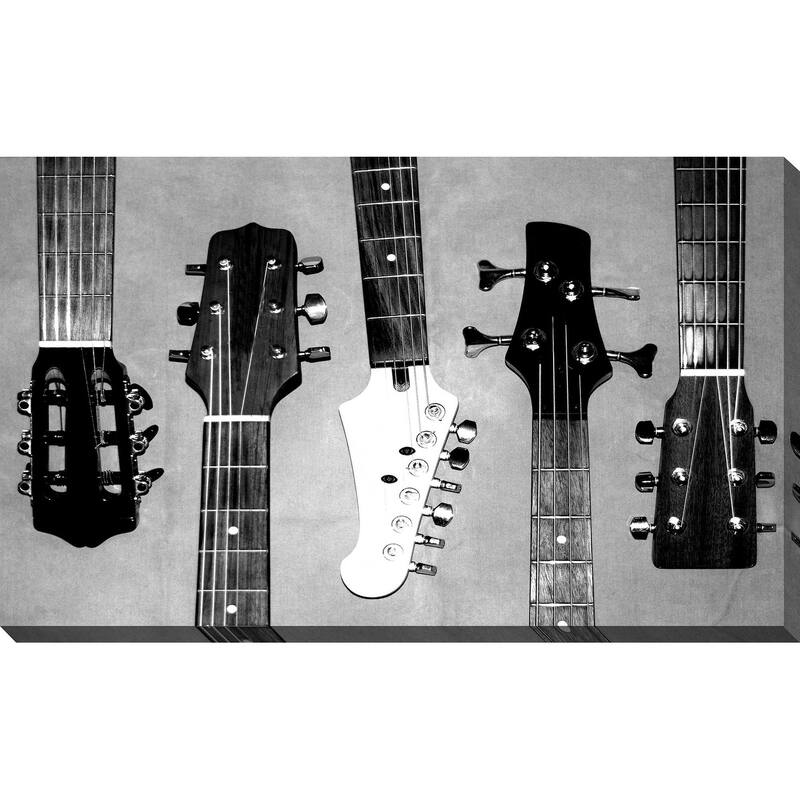 "Guitar Head I " by Katrina Craven Print on Canvas