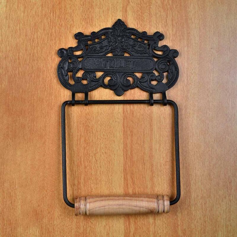 Black Aluminum Toilet Paper Holder Stand Wall Mount 5.9" Toilet Paper Roll Holder with Mounting Hardware