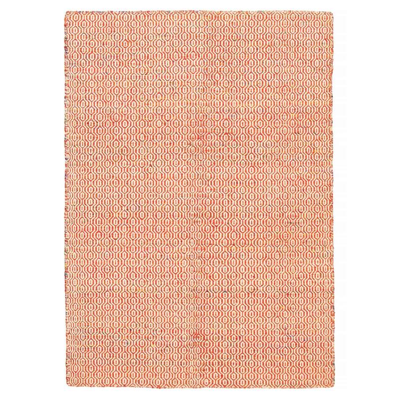 Nevada Red Kilim 5'1" x 7'3" - 5'1 x 7'3 - Red - 5'1 x 7'3