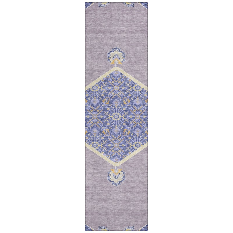 Machine Washable Indoor/ Outdoor Traditional Chantille Rug