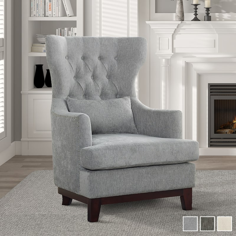 Paighton Tufted Wingback Accent Chair