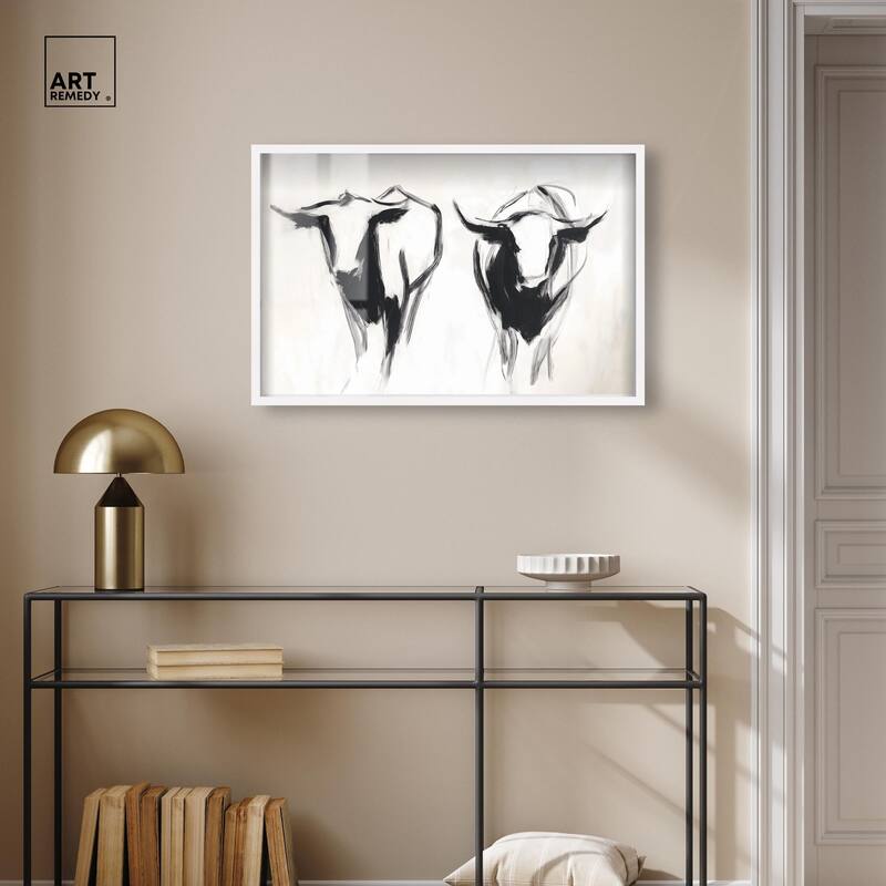 Bovine I Shadowbox by Art Remedy