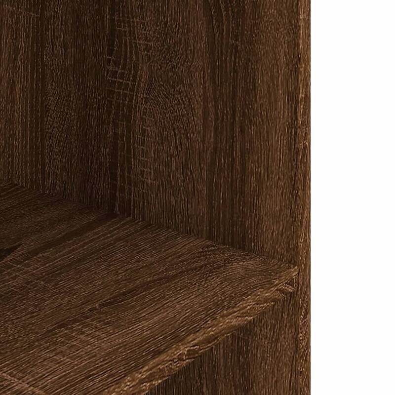 vidaXL Aquarium Stand Brown Oak Engineered Wood 31.5 x 13.8 x 23.6 in - 13.8 x 31.5 x 23.6