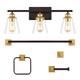 Option Oil Rubbed Bronze/Gold Painting