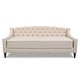 preview thumbnail 6 of 24, Lucy 84" Mid-century Modern Upholstered Tufted Twin Daybed