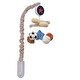 preview thumbnail 5 of 5, Lambs & Ivy Baby Sports Musical Baby Crib Mobile Soother Toy - Gray